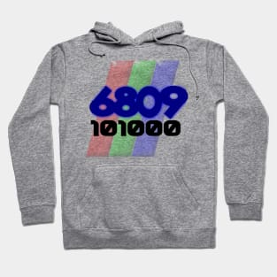 6809 bin background Hoodie